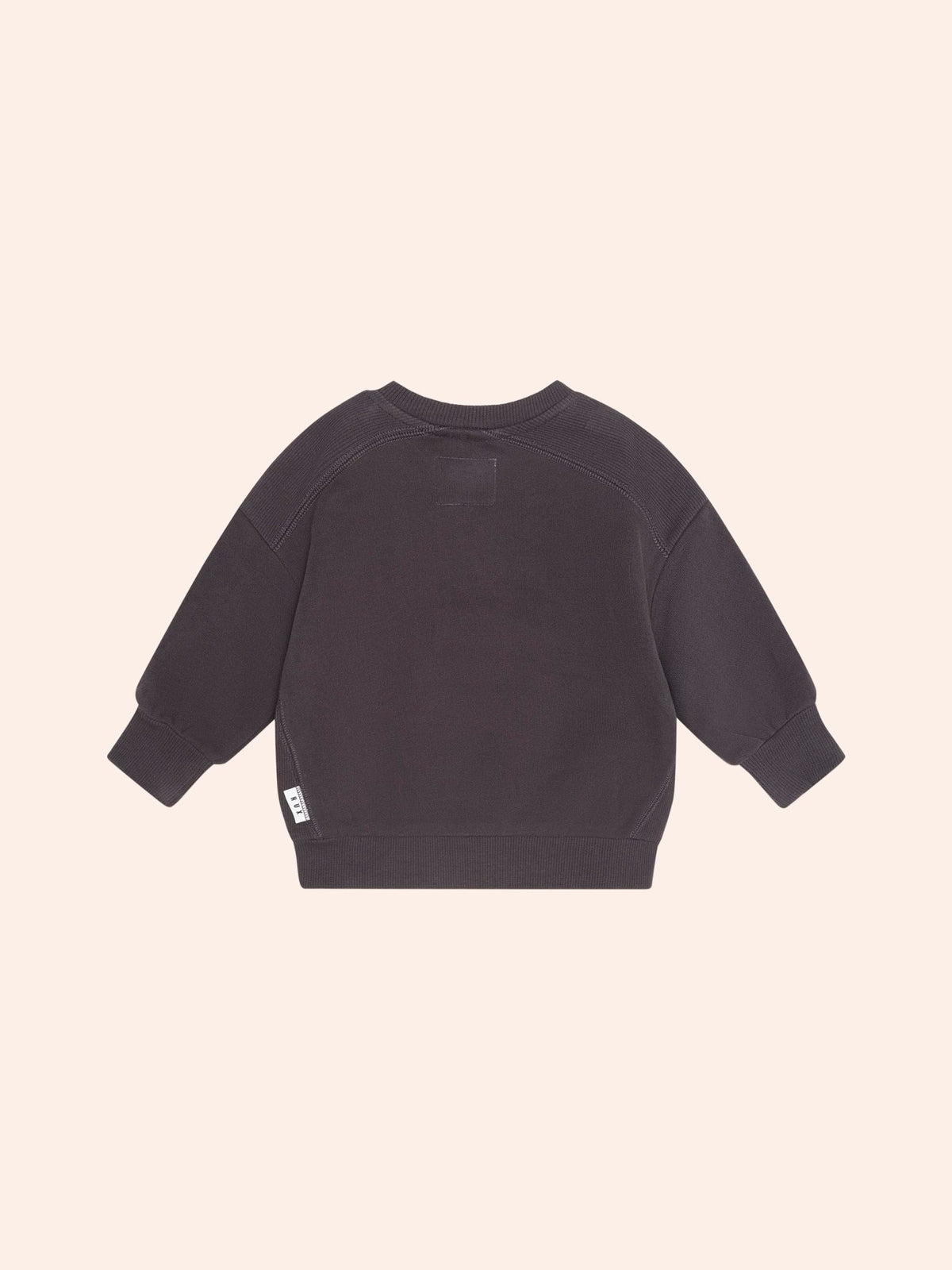 Huxbaby Skater Hux Sweatshirt in Soft Black