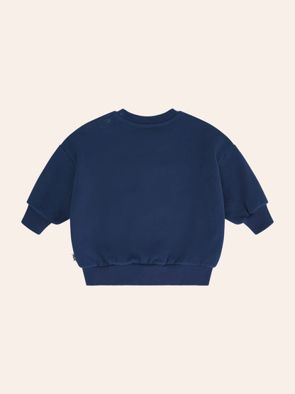 Huxbaby Snowman Hux Sweatshirt - Ink
