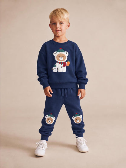 Huxbaby Snowman Hux Sweatshirt - Ink