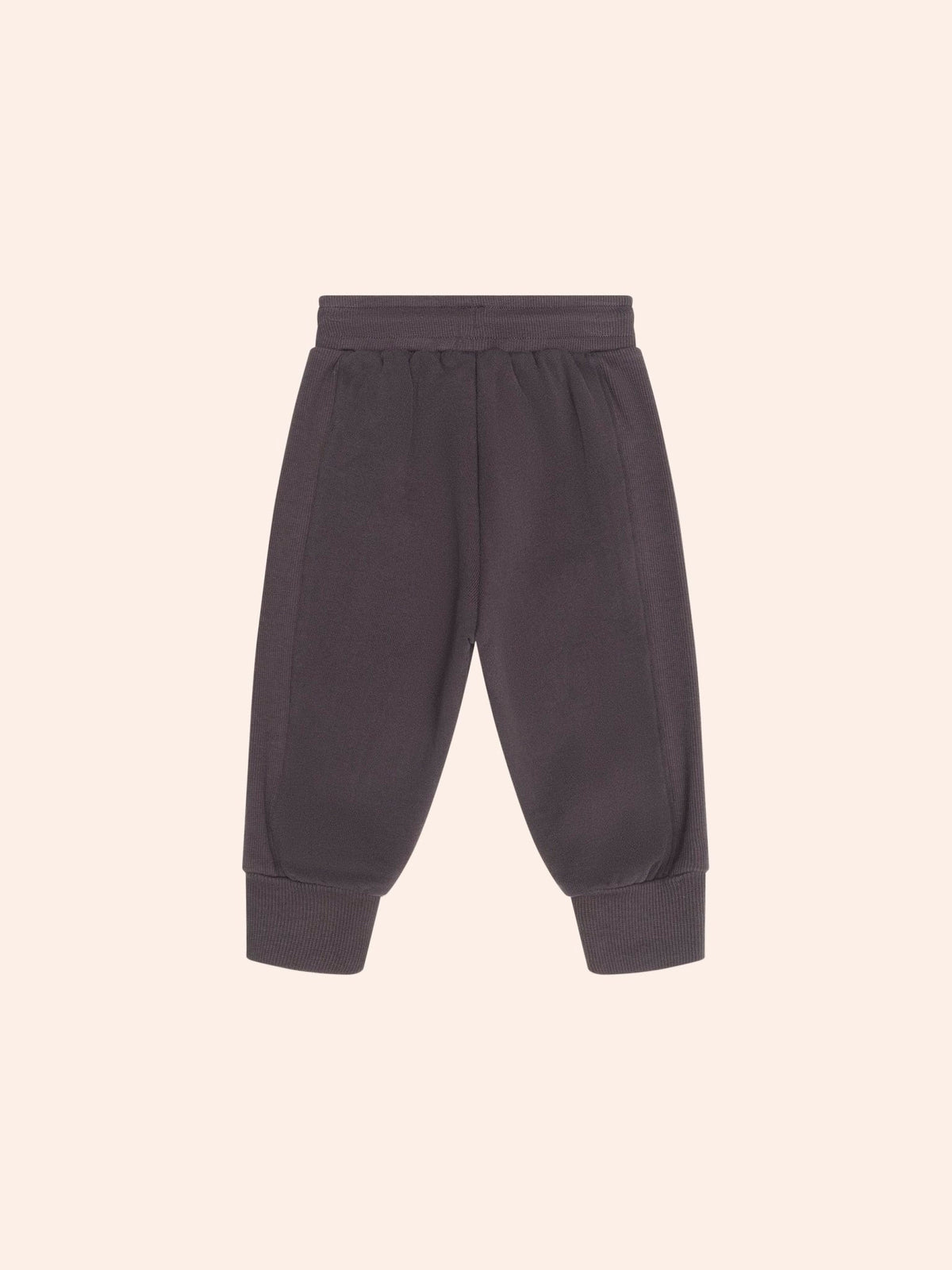 Huxbaby Soft Black Moto Trackpant