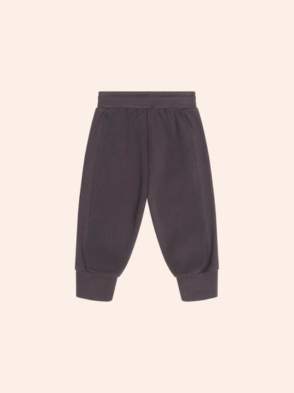 Huxbaby Soft Black Moto Trackpant