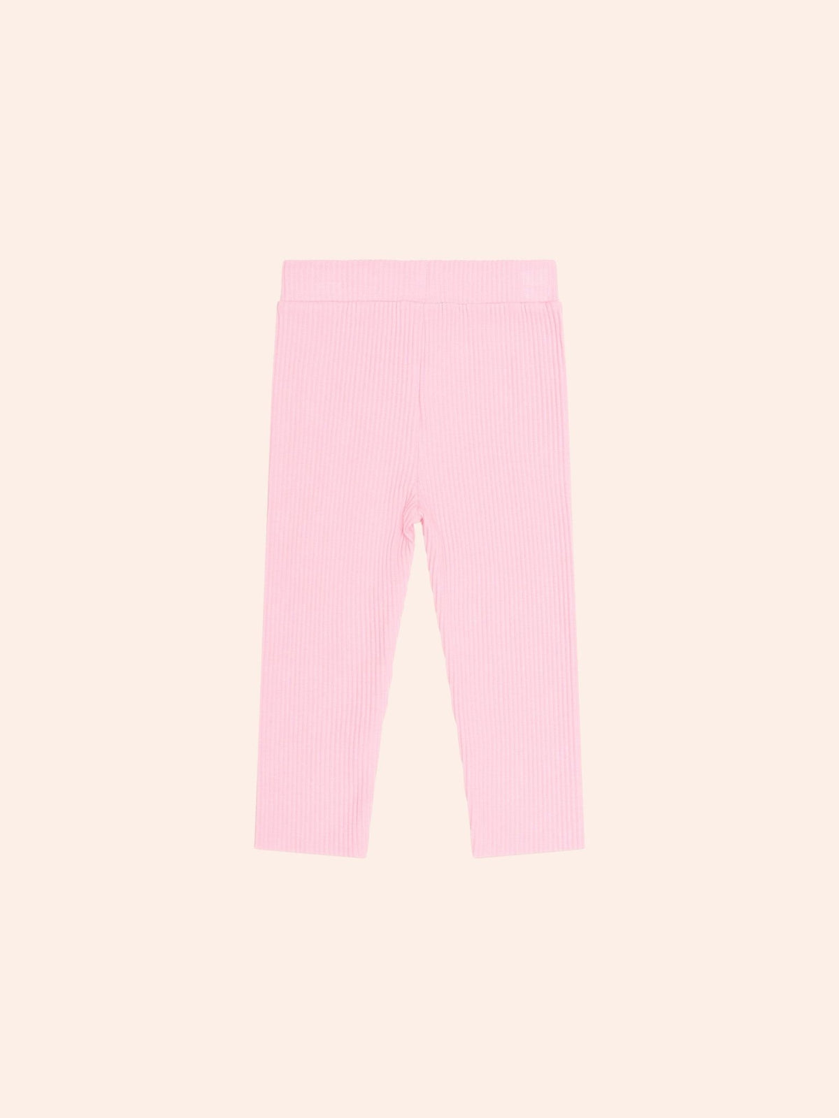 Huxbaby Strawberry Crème Rib Legging back view