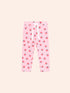 Huxbaby Strawberry Print Rib Legging