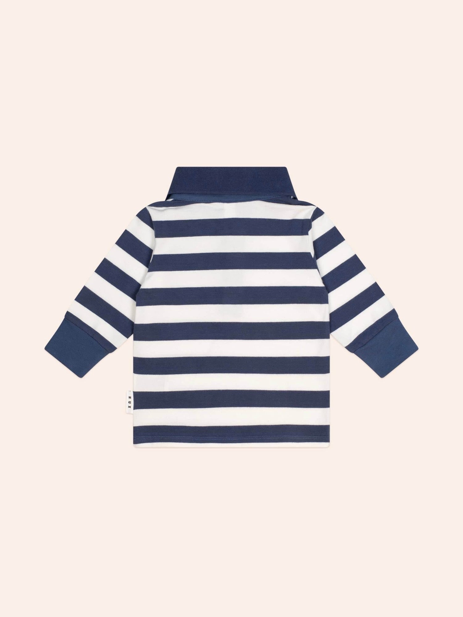 Huxbaby Stripe Polo Longsleeve Top Huxbaby