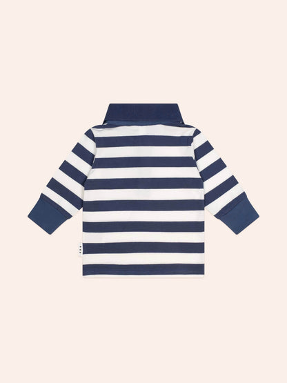 Huxbaby Stripe Polo Longsleeve Top Huxbaby