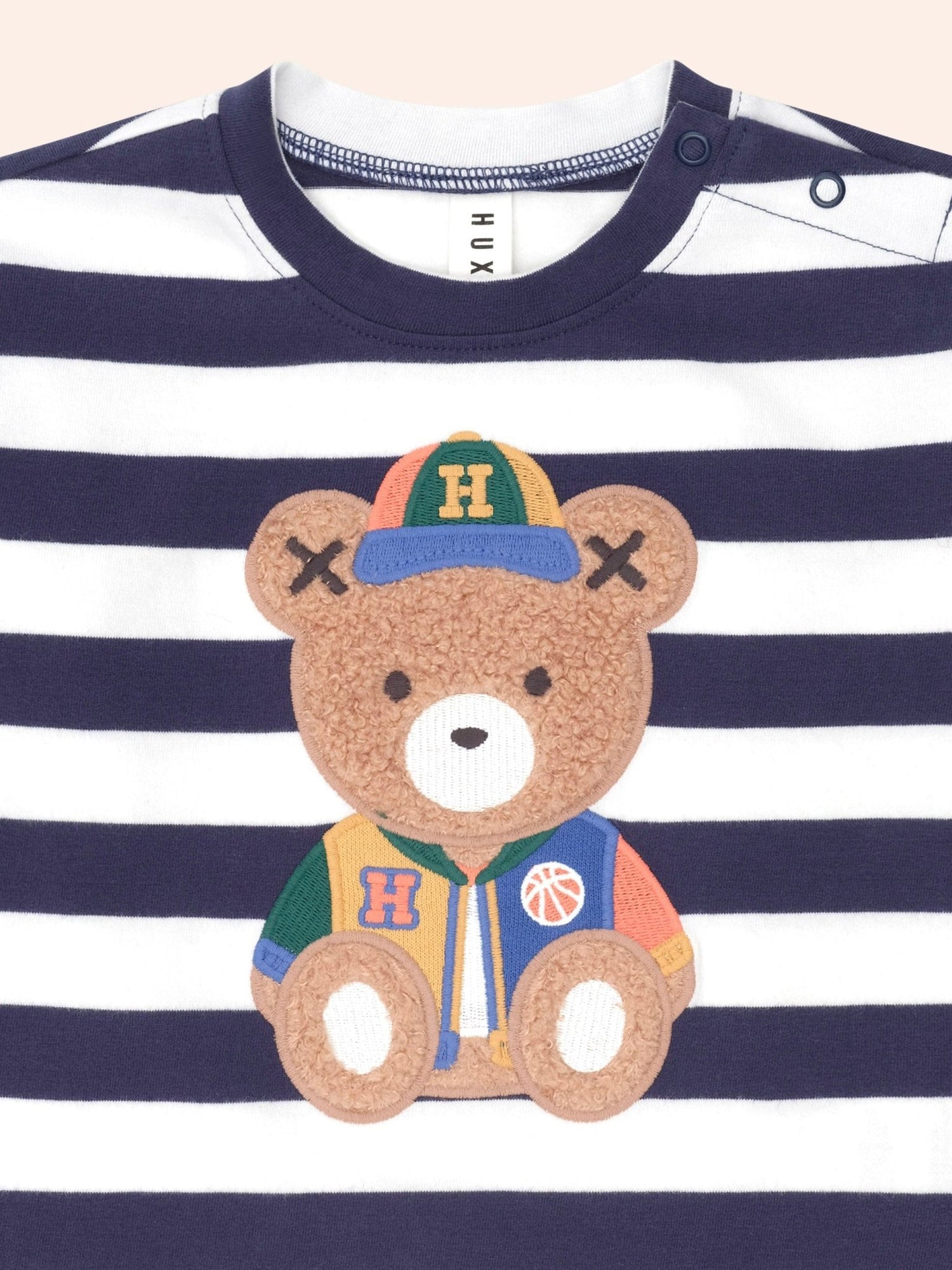 Huxbaby Varsity Hux Stripe Top Huxbaby