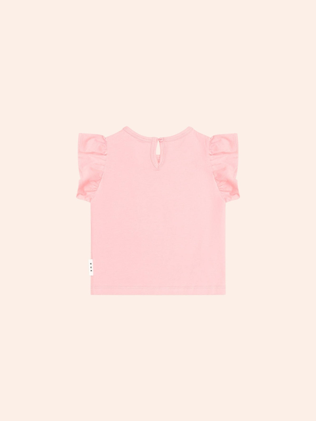 Huxbaby Whimsical Rainbow Frill Sleeve Tee Huxbaby
