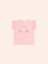 Huxbaby Whimsical Rainbow Frill Sleeve Tee Huxbaby