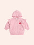 Huxbaby Zip Up Frill Hoodie Apricot Huxbaby