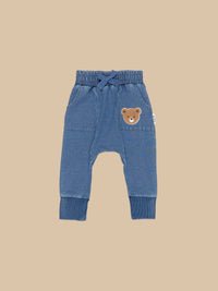 HUXBEAR KNIT DENIM DROP CROTCH PANT Huxbaby - enjoykidsus