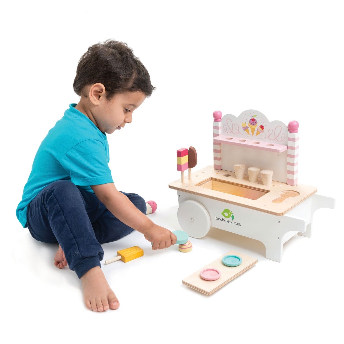 Ice Cream Cart Tender Leaf Toys - enjoykidsus