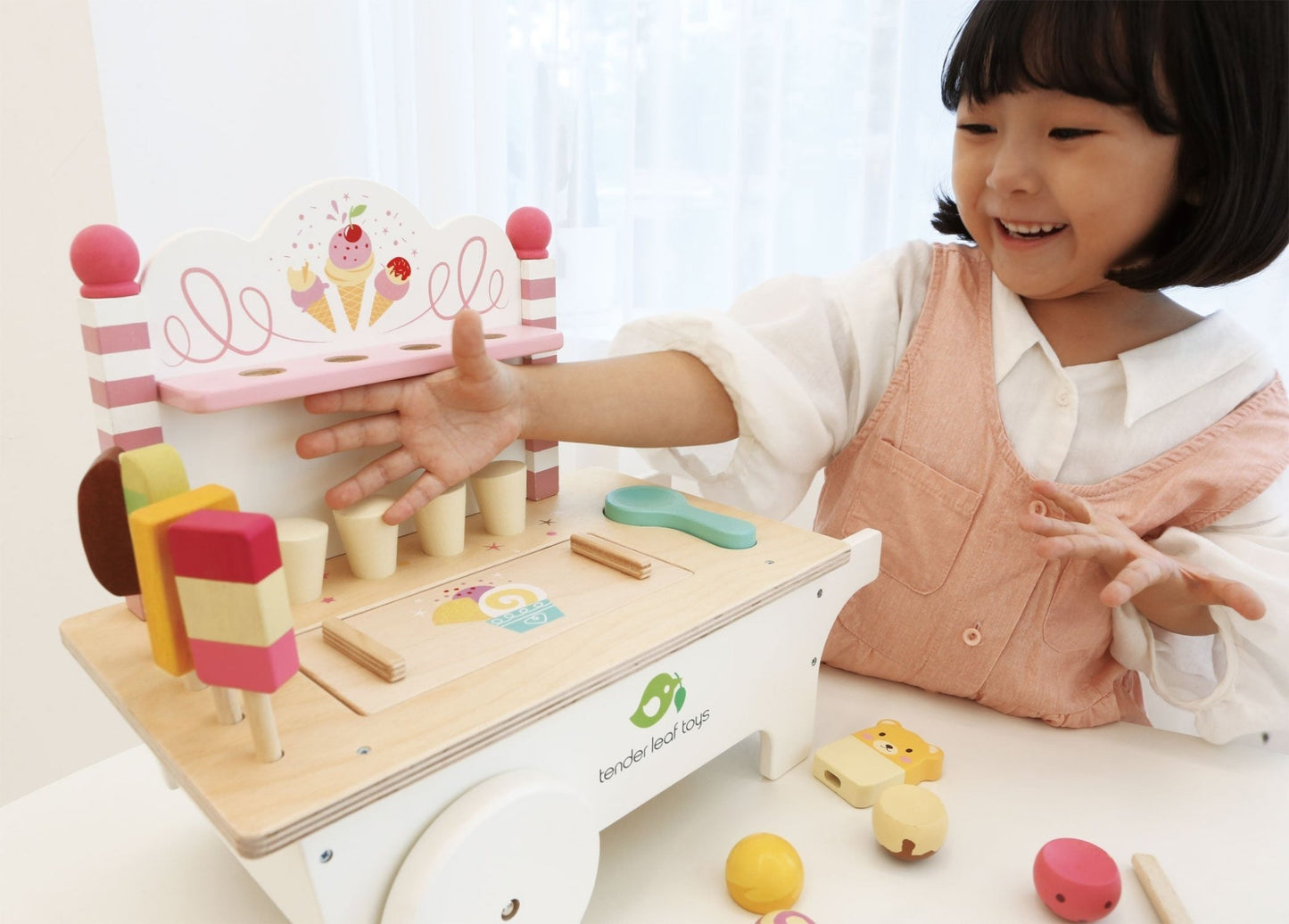 Ice Cream Cart Tender Leaf Toys - enjoykidsus