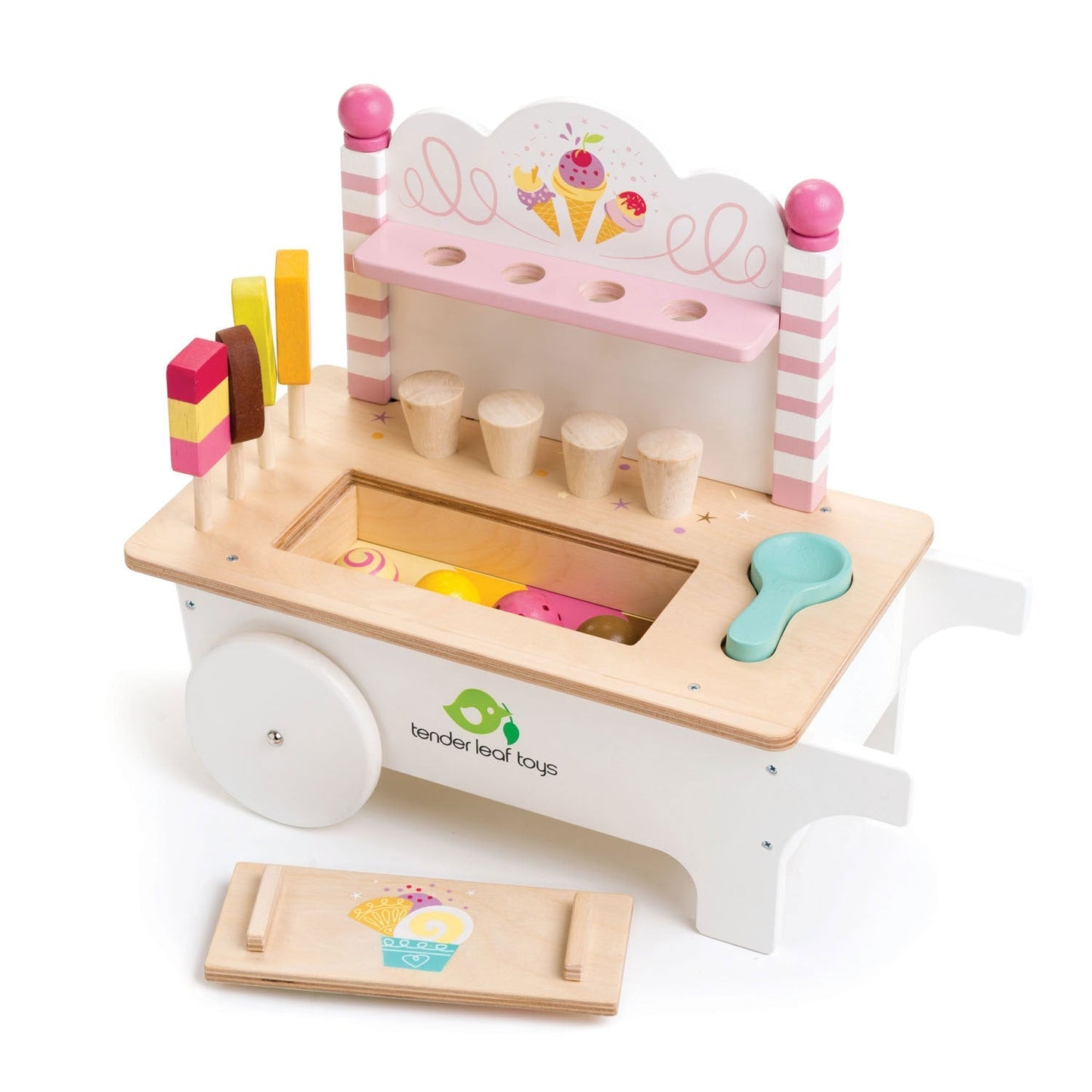 Ice Cream Cart Tender Leaf Toys - enjoykidsus