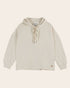 Emile et Ida Ecru Organic Cotton Heart Sweatshirt