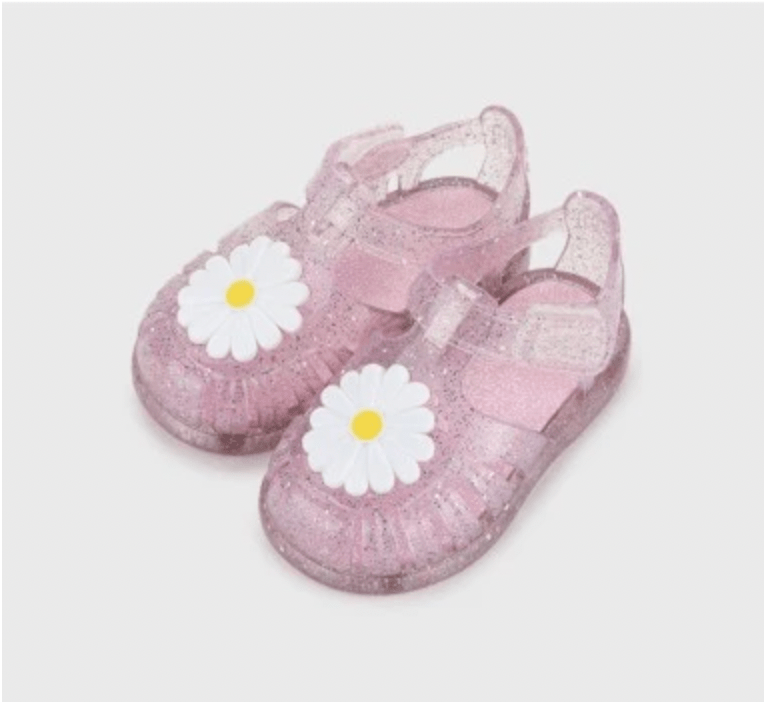 Igor Tobby Gloss Flor Glitter Sandals - Rosa Multi Glitter Igor