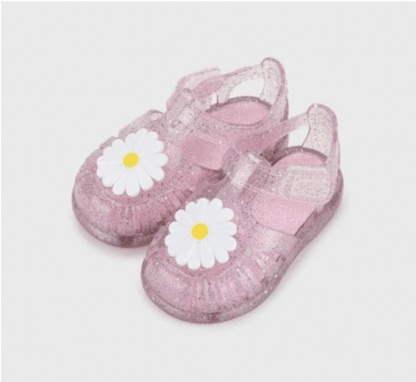 Igor Tobby Gloss Flor Glitter Sandals - Rosa Multi Glitter Igor