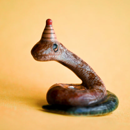 Camp Hollow Year of the Snake Birthday Candle Holder | Porcelain Cake Topper