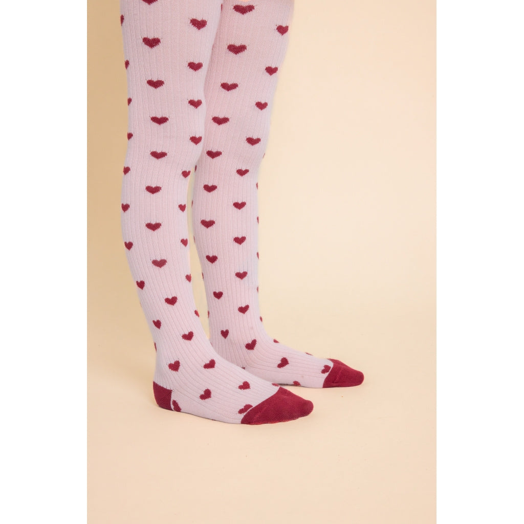 Flöss Vera Tights 2-Pack - Cranberry Pink Glitter