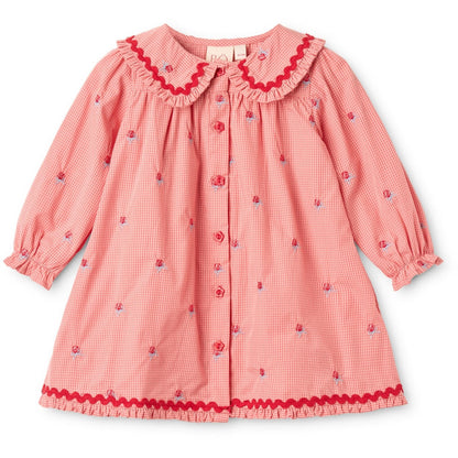 Flöss Sonja Dress - Pink Rose Gingham