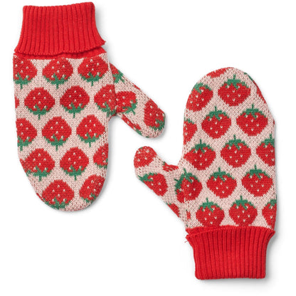 Flöss Line Mittens - Blossom Pink Berry