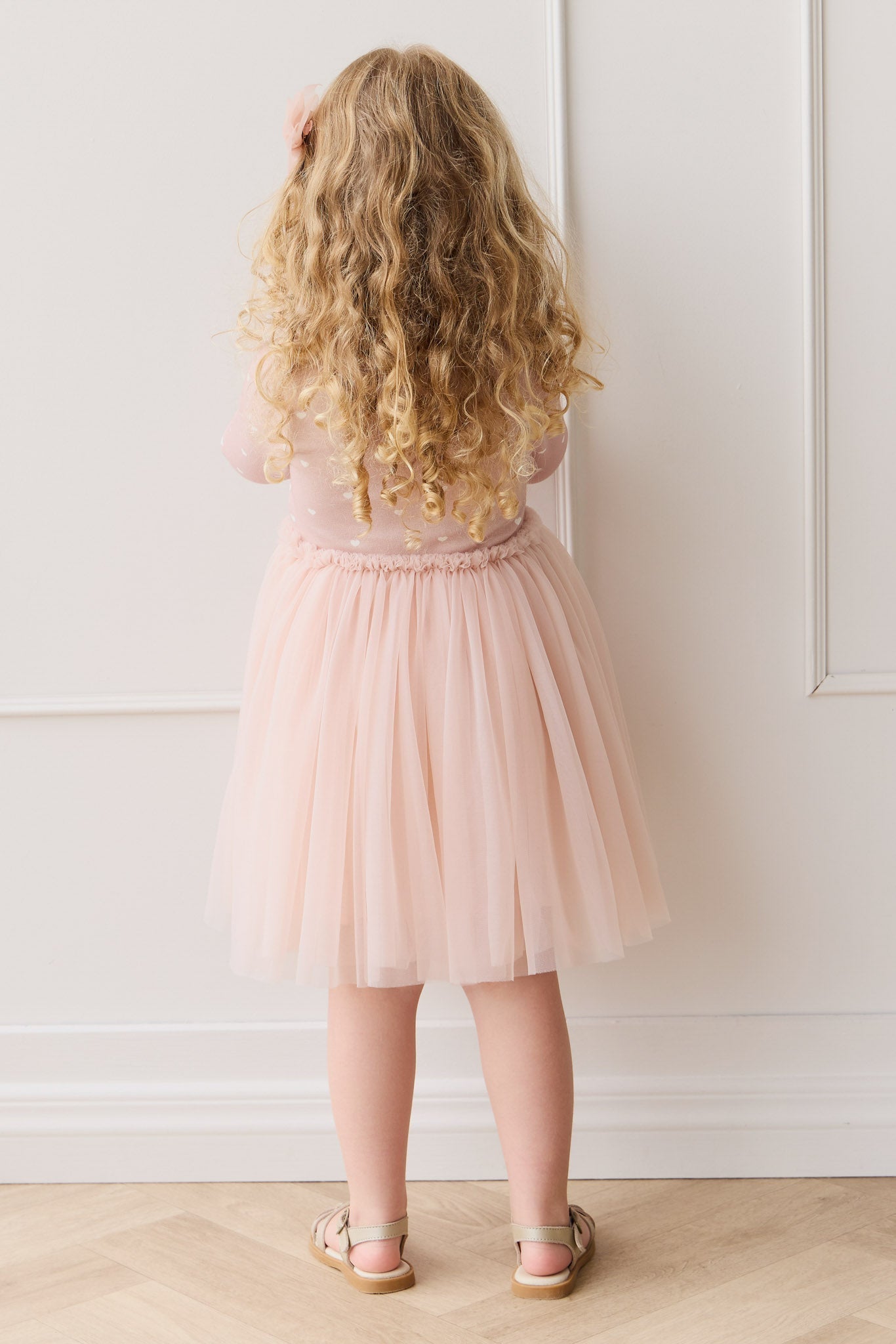 Jamie Kay Anna Tulle Dress - Petite Heart Old Rose Jamie Kay