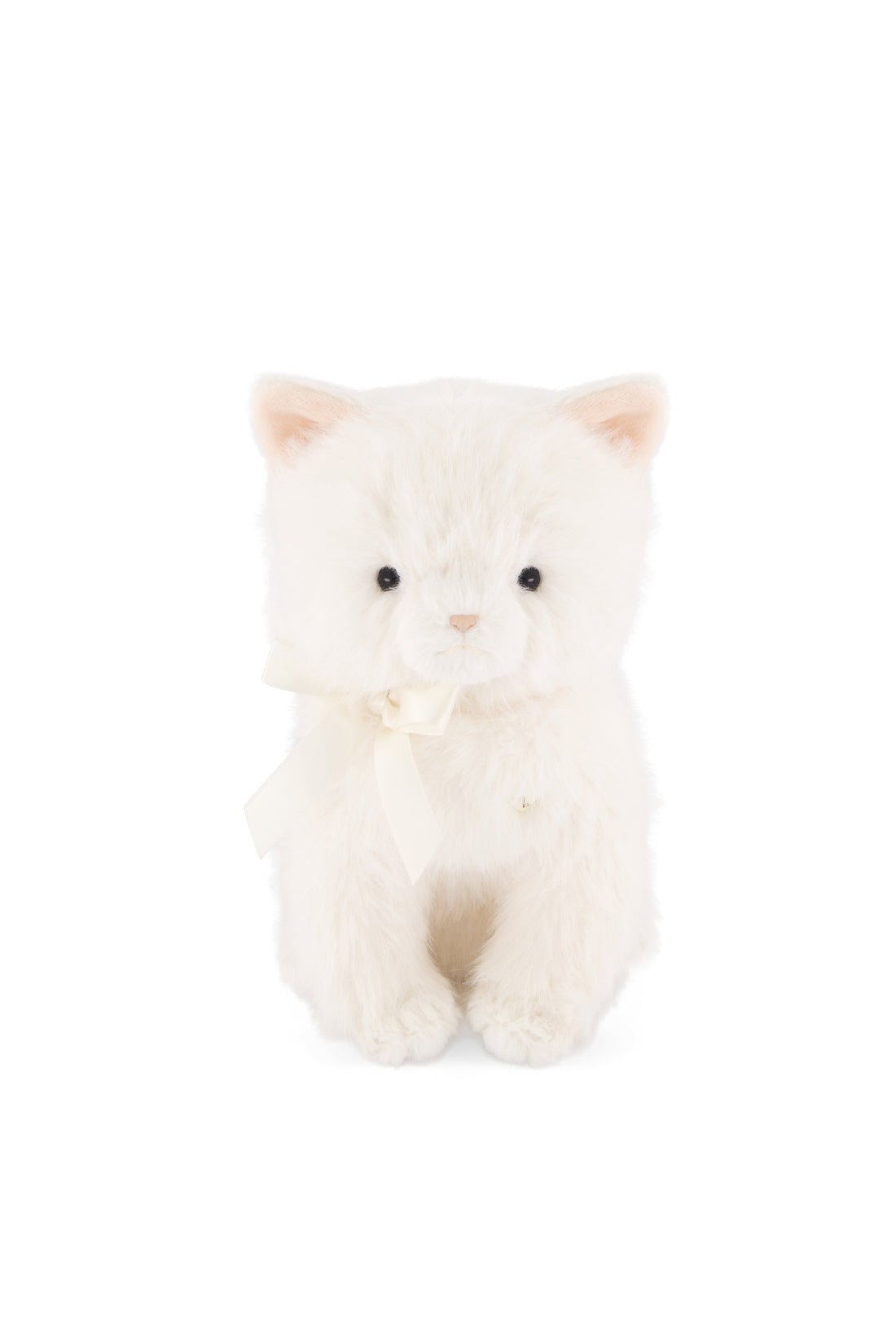 Jamie Kay Snuggle Bunnies Moon the Kitty - Snow - product view