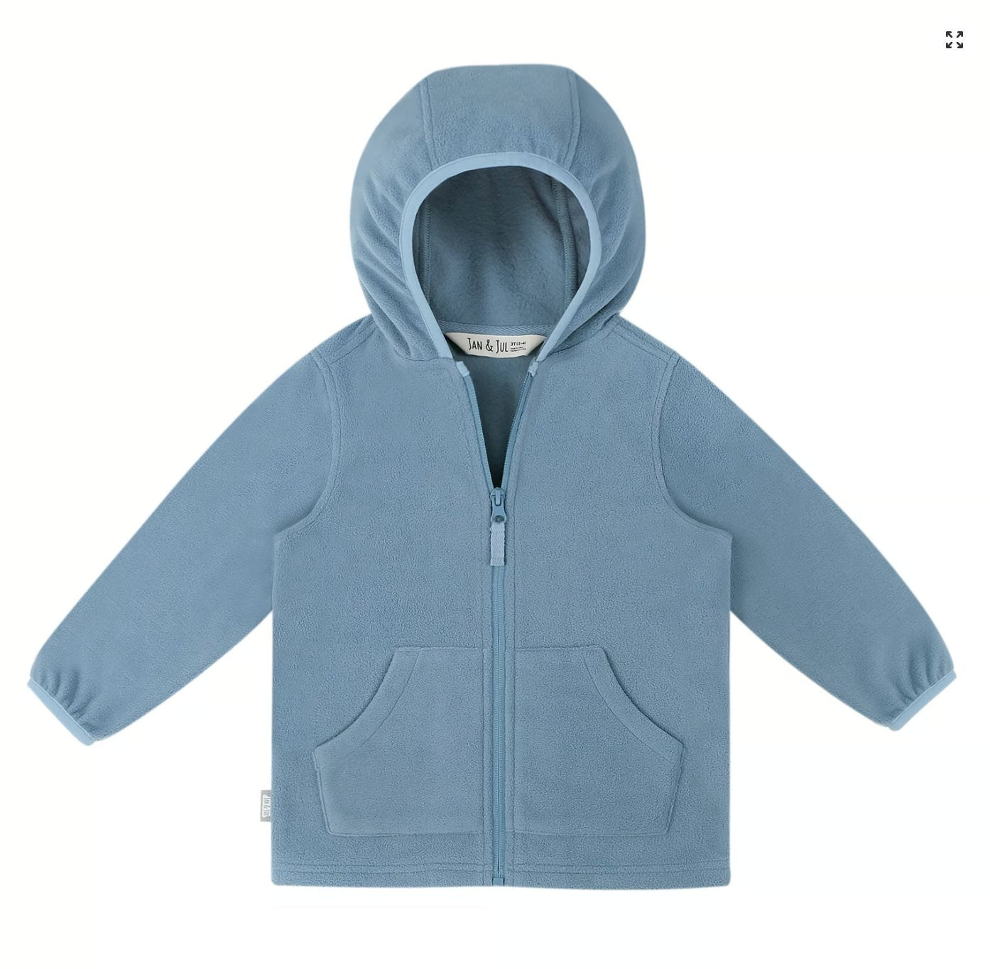 Jan &amp; Jul Kids Fleece Jacket | Stormy Blue Jan &amp; Jul