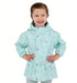 Jan & Jul Kids Fleece Lined Rain Jackets | Minty Forest Jan & Jul