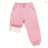 Jan & Jul Kids Fleece Lined Rain Pants | Dusty Pink Jan & Jul