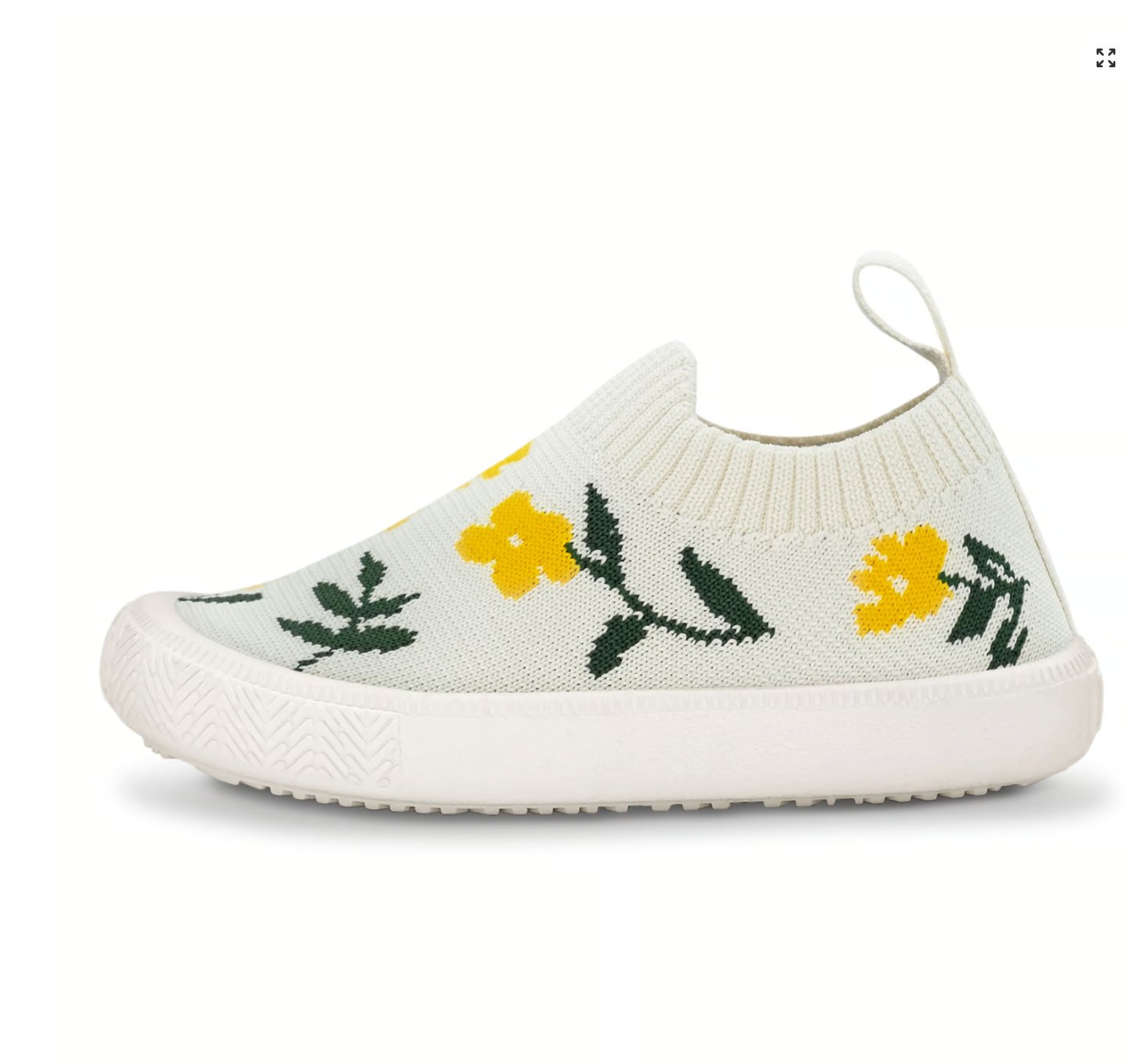 Jan &amp; Jul Kids Graphic Slip On Shoes | Yellow Flower Jan &amp; Jul