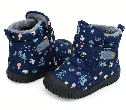 Jan &amp; Jul Kids Insulated Ankle Boots | Navy Forest Jan &amp; Jul