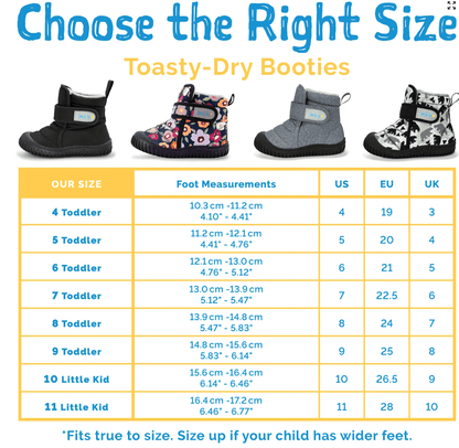 Jan&amp; Jul Kids Insulated Ankle Boots | Winter Flowers Jan &amp; Jul