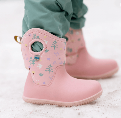 Jan &amp; Jul Kids Lite Waterproof Boots | Pink Forest Jan &amp; Jul