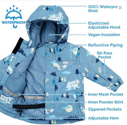 Jan&amp; Jul Kids Ski Jacket | Wolf and Bear Jan &amp; Jul