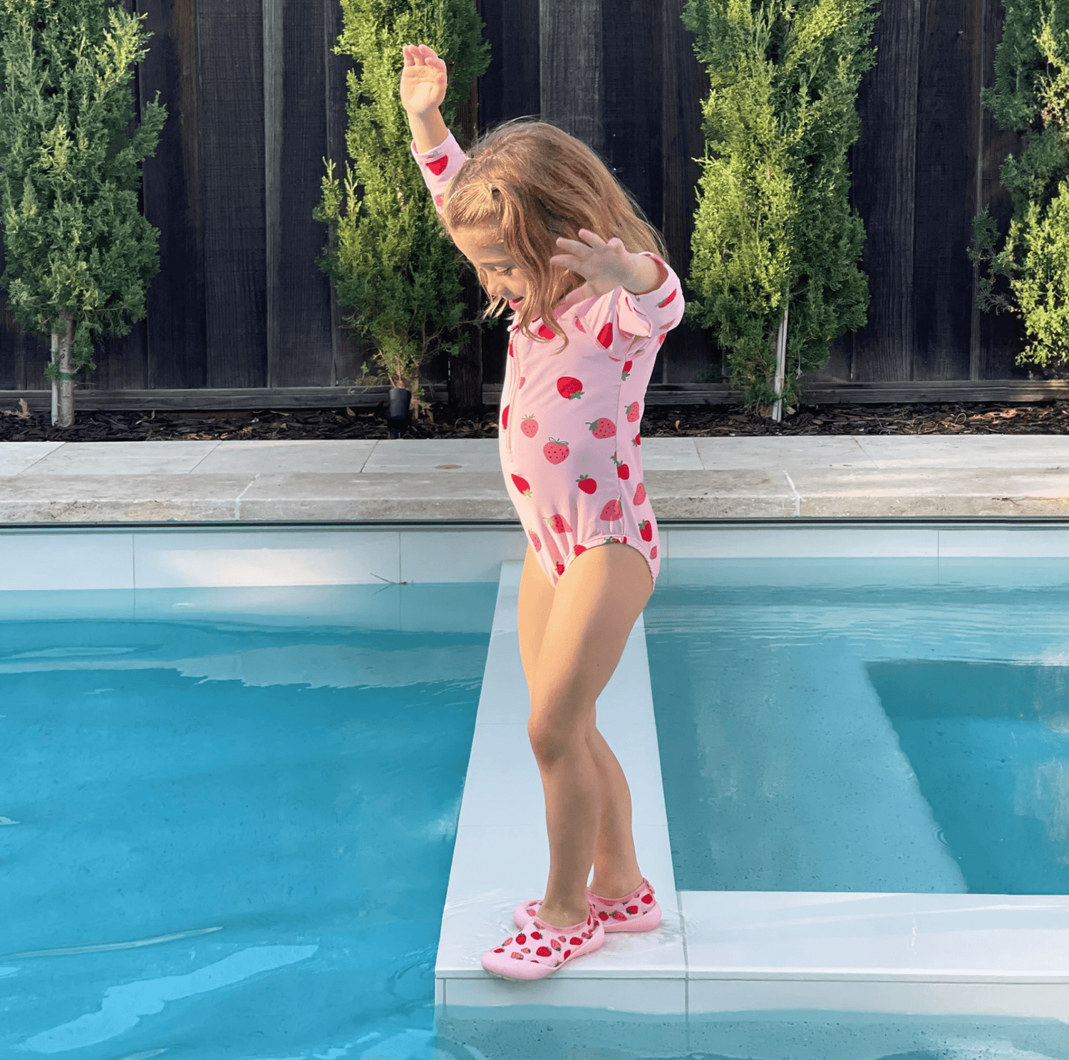 Jan &amp; Jul Water Play Shoes Pink Strawberry Jan &amp; Jul