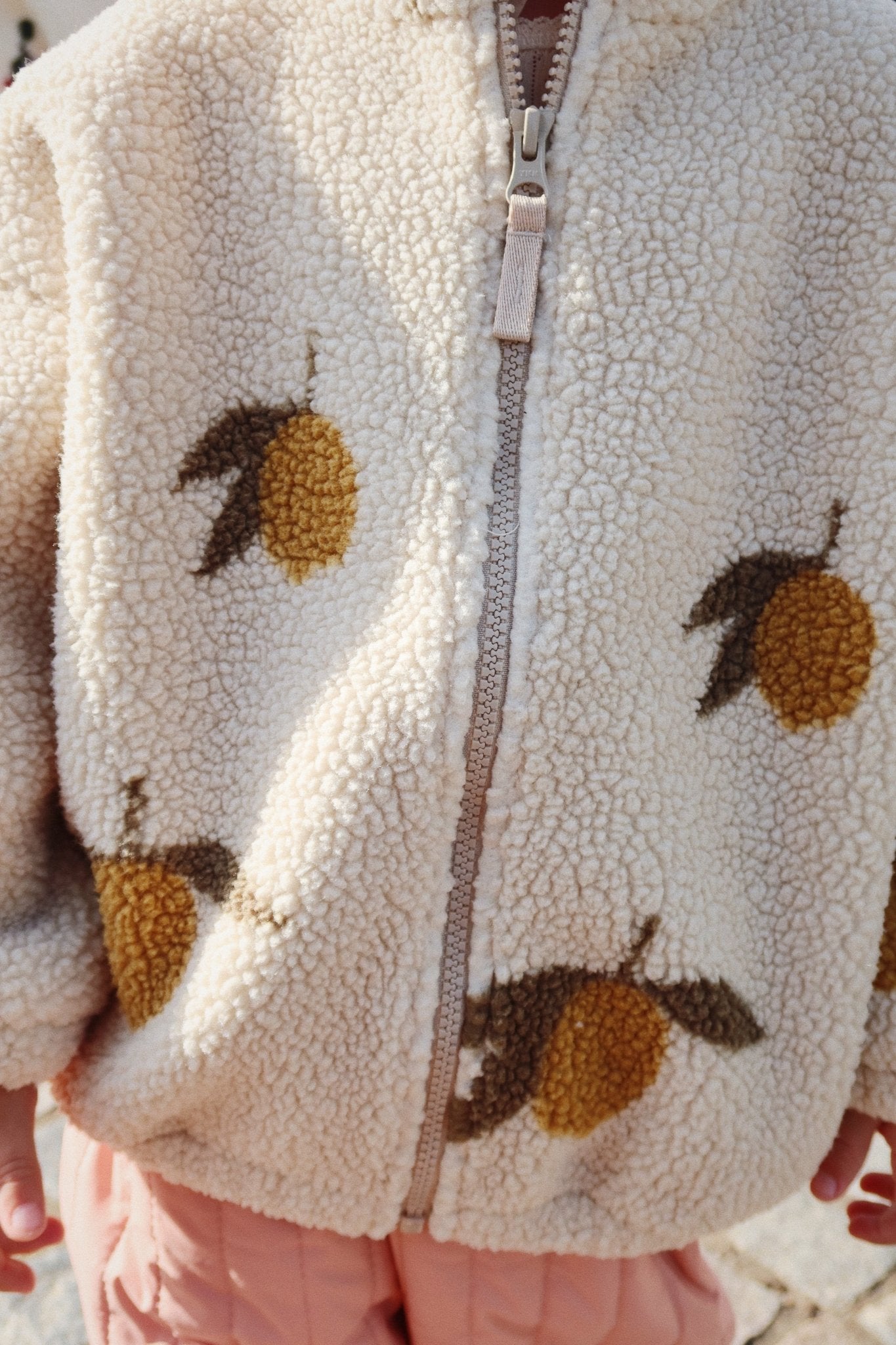 Konges Sløjd JODY TEDDY JACKET GRS - MON GRAND CITRON Konges Sløjd