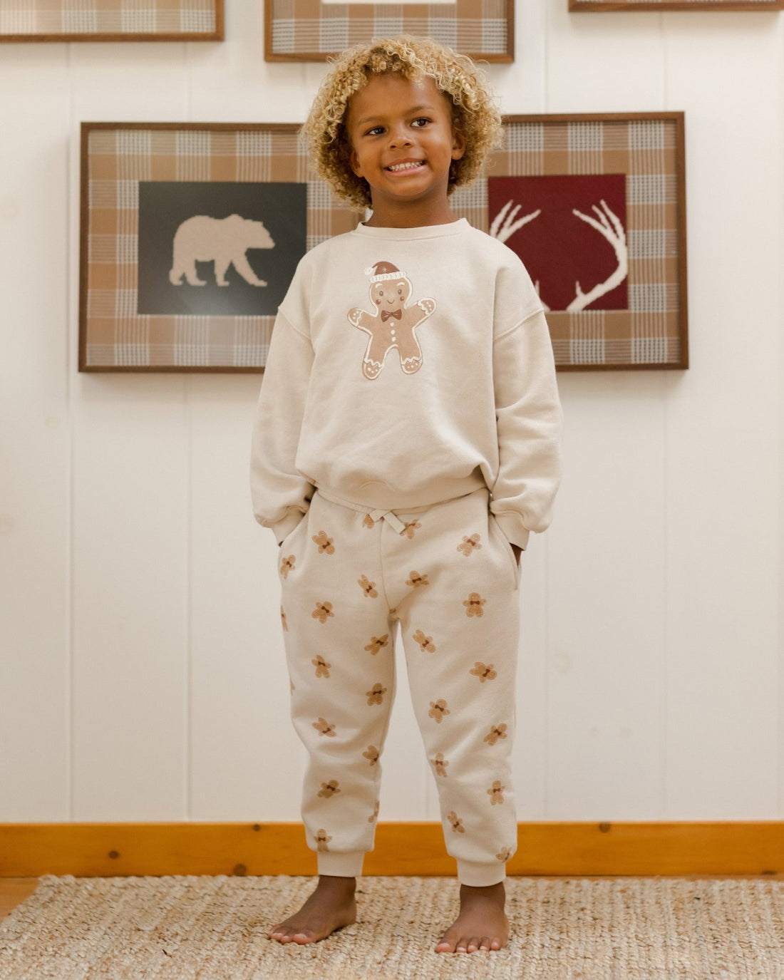 Rylee + Cru Jogger Sweatpant || Gingerbread Rylee + Cru