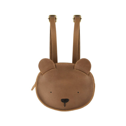 Kapi Classic Backpack | Bear | Cognac Classic Leather donsje - enjoykidsus