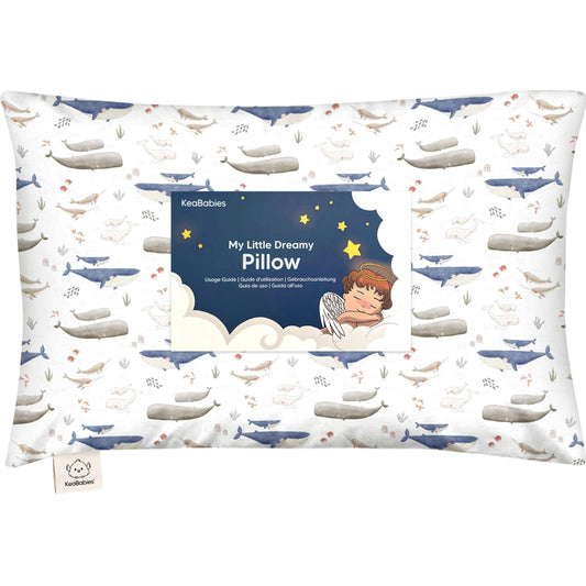 KeaBabies - 13X18 Toddler Pillow With Pillowcase: Marine KeaBabies - enjoykidsus