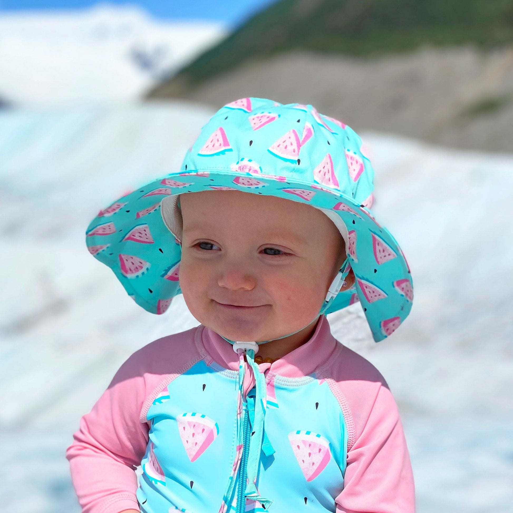 Kids Cotton Floppy Hats - Watermelon Jan n Jul - enjoykidsus