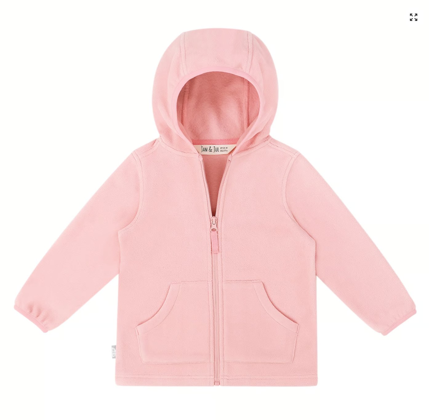 Kids Fleece Jacket | Dusty Pink Jan & Jul - enjoykidsus