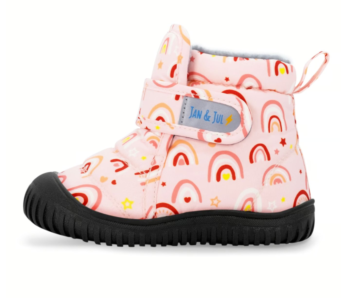 Kids Insulated Ankle Boots | Pink Rainbow Jan & Jul - enjoykidsus