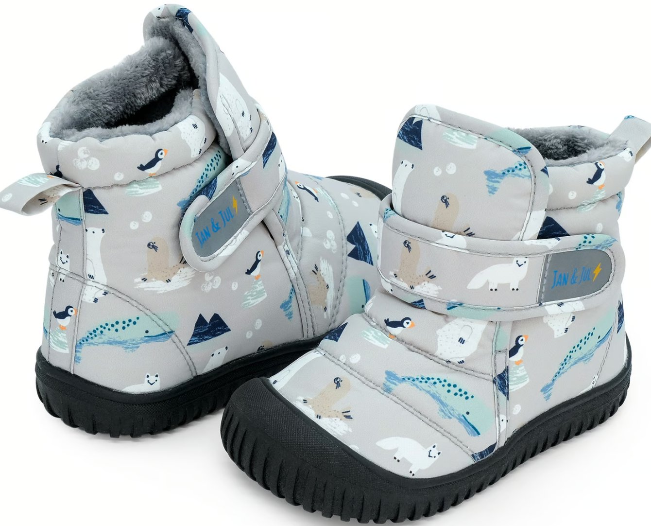 Kids Insulated Ankle Boots | Polar Pals Jan & Jul - enjoykidsus