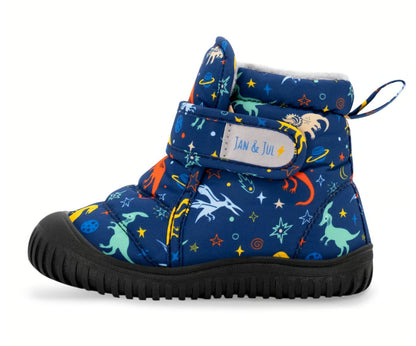 Kids Insulated Ankle Boots | Space Dinos Jan & Jul - enjoykidsus