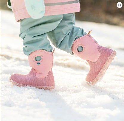 Kids Lite Waterproof Boots | Dusty Pink Birch Jan & Jul - enjoykidsus