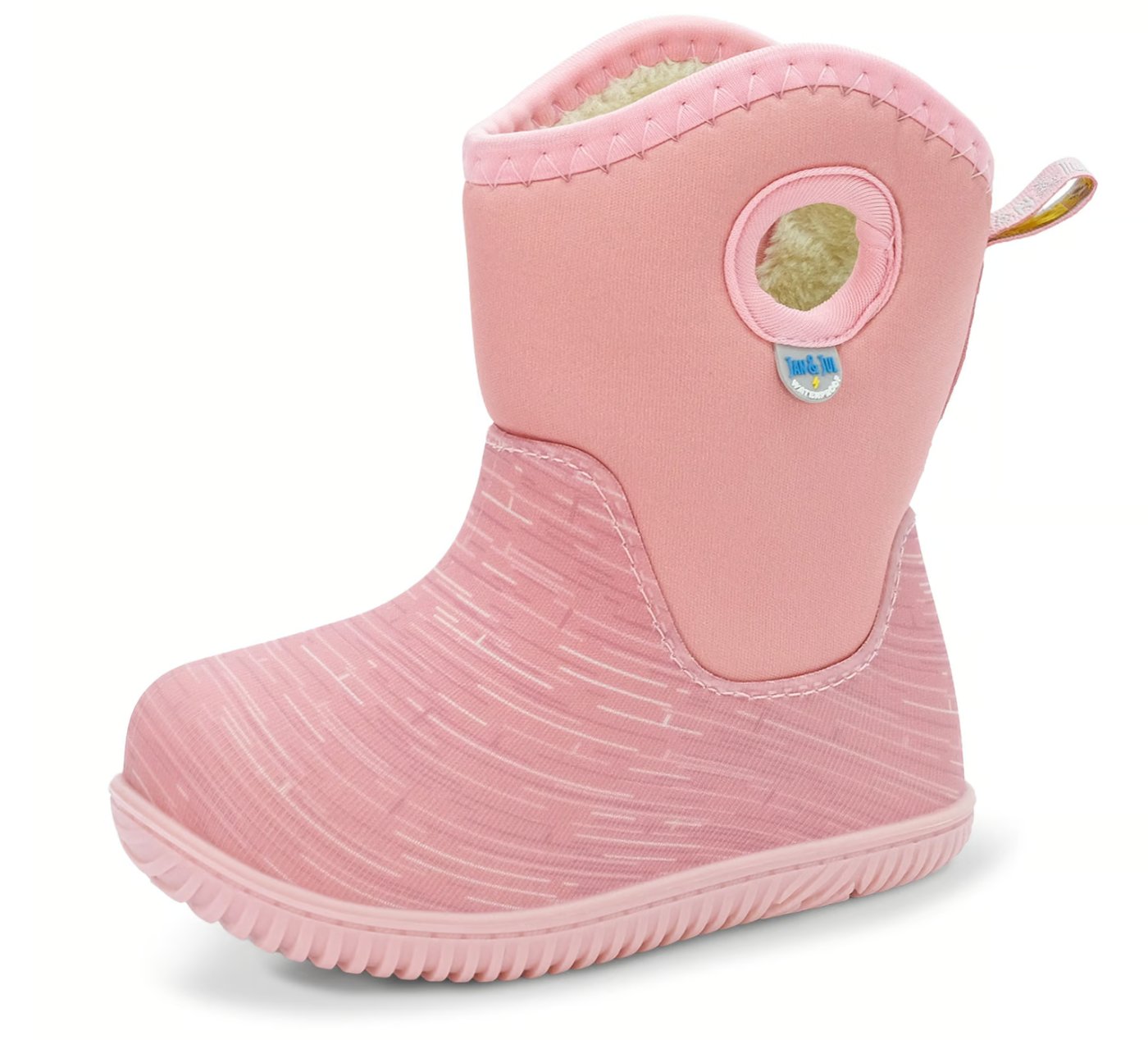 Kids Lite Waterproof Boots | Dusty Pink Birch Jan & Jul - enjoykidsus