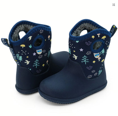 Kids Lite Waterproof Boots | Navy Forest Jan & Jul - enjoykidsus