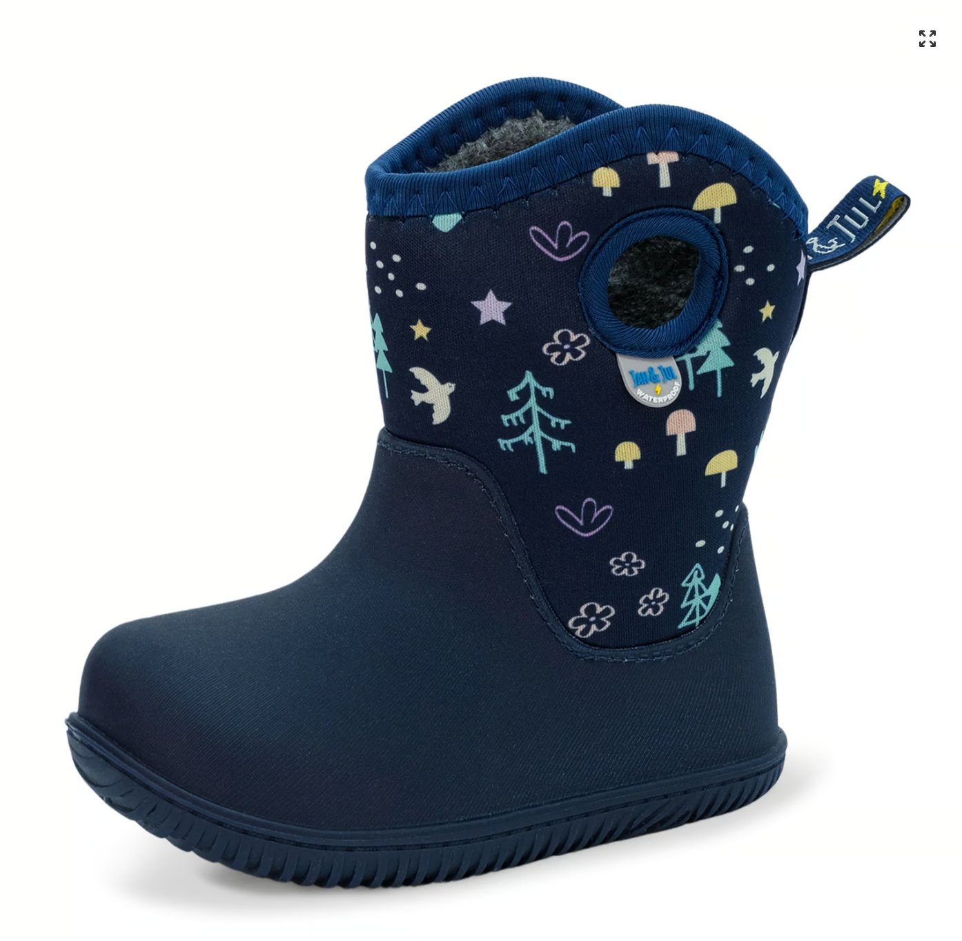 Kids Lite Waterproof Boots | Navy Forest Jan & Jul - enjoykidsus