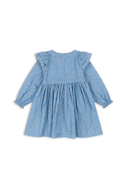 KIM FRILL DRESS GOTS - BILLIE BLUE Konges Sløjd - enjoykidsus