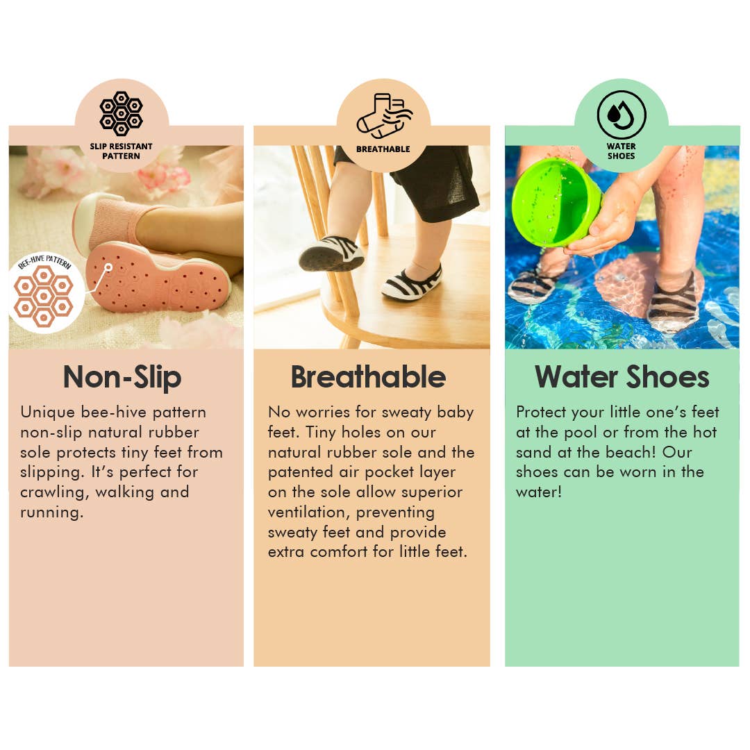 Komuello first walker baby sock shoes - Mermaid Sisters Komuello